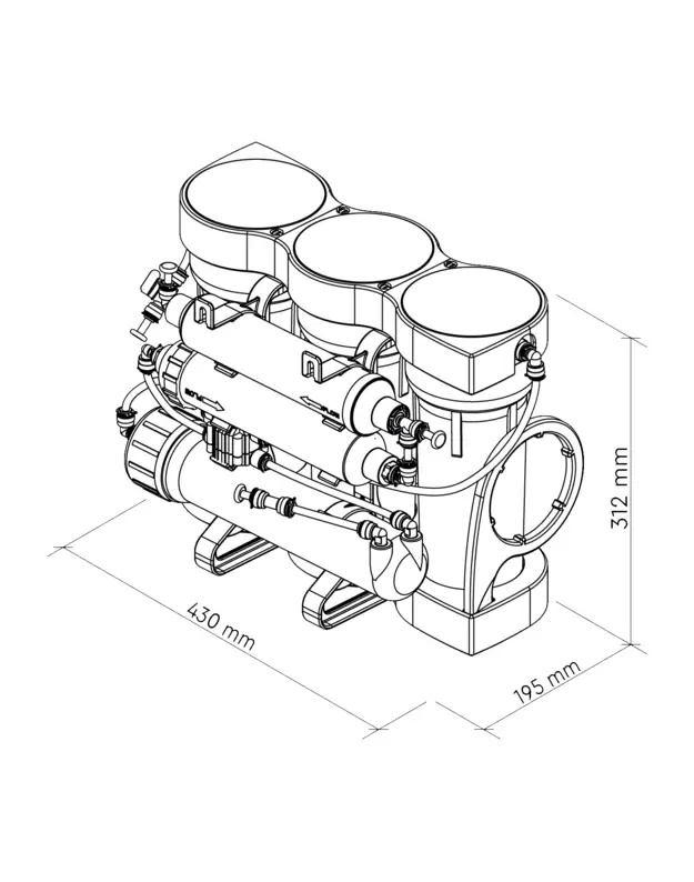 Geriamo vandens sistema Ecosoft P'ure Balance 