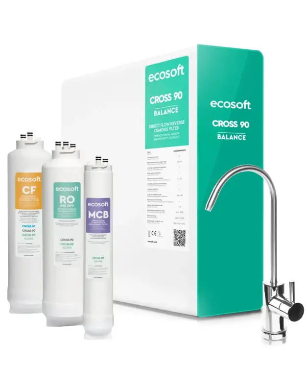 Ecosoft Cross 90 Balance geriamo vandens sistema