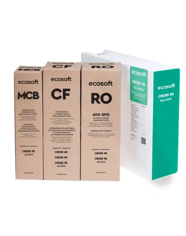 Ecosoft Cross 90 Balance geriamo vandens sistema