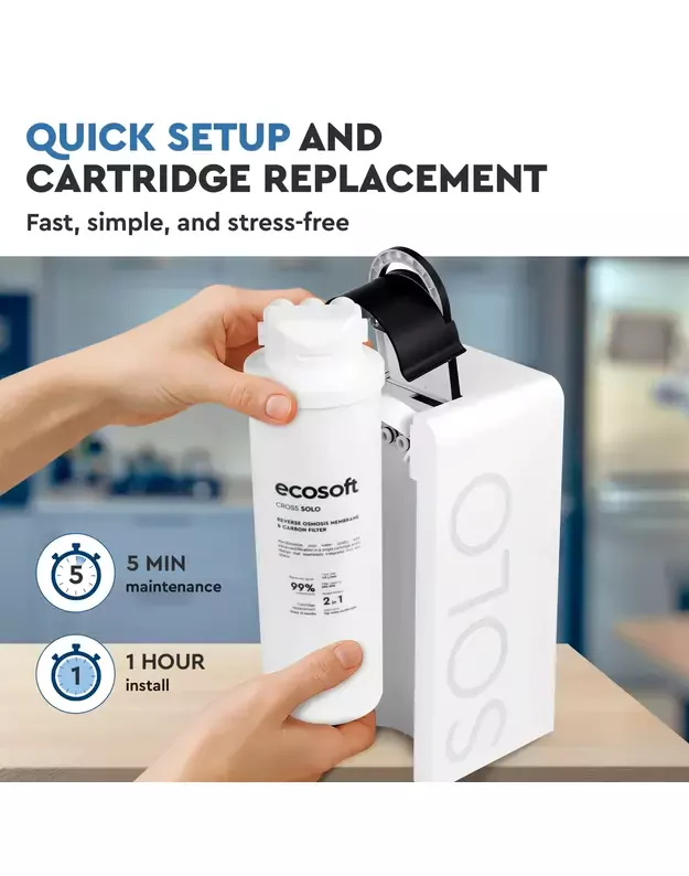 Membranos elementas ir anglies filtras CROSS Solo sistemai